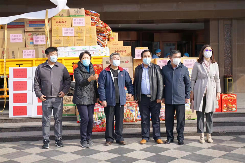 “莒”力抗疫 共克時(shí)艱 青島城陽(yáng)莒縣商會(huì)慰問疫情防控一線工作人員