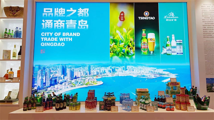 嶗山礦泉水、華東葡萄酒雙雙閃耀2024新加坡山東周！